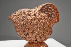  Tukiainen Aimo Ossi Kalevi Copper Table Lamp by Aimo Tukiainen for Oy Moonlight Ltd Finland 1970s - 4566850