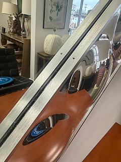  Turner Turner Mfg Co 1960s 70s Silver Bubble Pop Art Frame Mirror Turner Manufacturing - 4432441