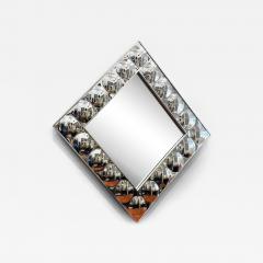  Turner Turner Mfg Co 1960s 70s Silver Bubble Pop Art Frame Mirror Turner Manufacturing - 4434954