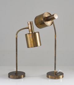  Tyringe Konsthantverk Scandinavian Midcentury Table Lamps in Brass by Konsthantverk Tyringe - 3102201