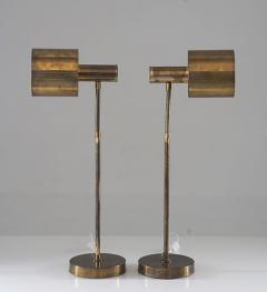  Tyringe Konsthantverk Scandinavian Midcentury Table Lamps in Brass by Konsthantverk Tyringe - 3102214