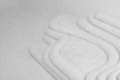  Ubald Klug Ueli Berger De Sede Terrazza Sofas DS 1025 in White Leather by Ubald Klug Ueli Berger - 984470