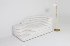  Ubald Klug Ueli Berger De Sede Terrazza Sofas DS 1025 in White Leather by Ubald Klug Ueli Berger - 984471
