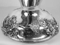  Udall Ballou Fresh and Pretty American Art Nouveau Sterling Silver Water Pitcher - 3770325