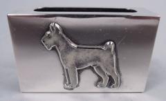  Udall Ballou Set of 8 Udall Ballou Enamel Matchbox Holders with Dogs - 3770292