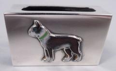  Udall Ballou Set of 8 Udall Ballou Enamel Matchbox Holders with Dogs - 3770294