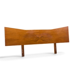  Unagusta Forward Furniture George Nakashima Style Unagusta Mid Century Walnut King Headboard - 4721495