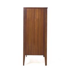  Unagusta Forward Furniture Unagusta Mid Century Walnut Curved Highboy Dresser - 3943069