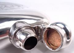  Unger Bros Unger Bros Large Sterling Silver Native American Indian Chief Flask - 4156331