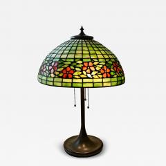  Unique Art Glass Metal Company Antique Unique Art Glass Metal Co Periwinkle Table Lamp - 4297229