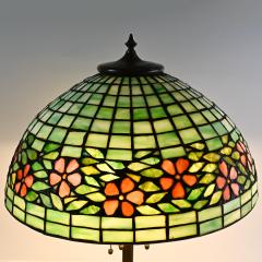  Unique Art Glass Metal Company Antique Unique Art Glass Metal Co Periwinkle Table Lamp - 4299217