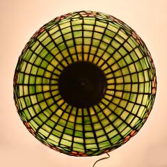  Unique Art Glass Metal Company Antique Unique Art Glass Metal Co Periwinkle Table Lamp - 4299219