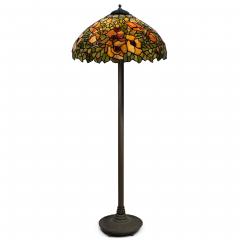  Unique Art Glass Metal Company POPPY by Unique Art Glass Metal Co Floor Lamp Early 20th Century - 4295273