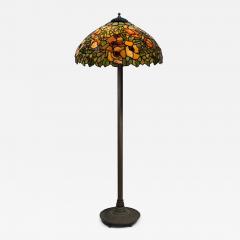  Unique Art Glass Metal Company POPPY by Unique Art Glass Metal Co Floor Lamp Early 20th Century - 4297230