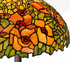  Unique Art Glass Metal Company POPPY by Unique Art Glass Metal Co Floor Lamp Early 20th Century - 4299120
