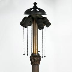  Unique Art Glass Metal Company POPPY by Unique Art Glass Metal Co Floor Lamp Early 20th Century - 4299127