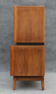  United Furniture Corporation Expertly Restored United Furniture Diamond Tall Dresser in Cerused Walnut 1960s - 3321969