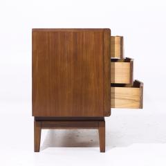  United Furniture Corporation United Diamond Mid Century Walnut Lowboy Dresser - 4212513