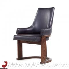  United Furniture Corporation United Furniture Mid Century Walnut Tiki Dining Chairs Set of 6 - 3392921