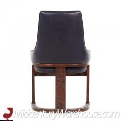  United Furniture Corporation United Furniture Mid Century Walnut Tiki Dining Chairs Set of 6 - 3392953