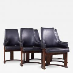  United Furniture Corporation United Furniture Mid Century Walnut Tiki Dining Chairs Set of 6 - 3393770