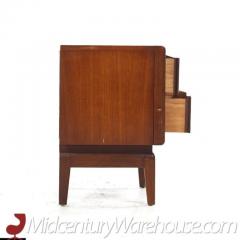  United Furniture Corporation United Walnut Diamond Nightstands Pair - 3319081