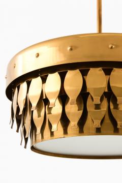  Uno Dahl n Ceiling Lamp with Fish shaped Metal Elements by Uno Dahl n 1960s - 4443719