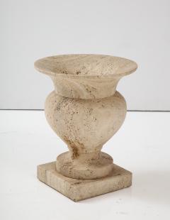  Up Up Travertine Urn or Planter by Up Up Italy 1970s - 2479260