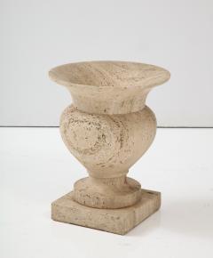  Up Up Travertine Urn or Planter by Up Up Italy 1970s - 2479263