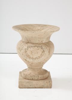  Up Up Travertine Urn or Planter by Up Up Italy 1970s - 2479264