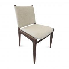  Uultis Design Cappio Dining Chair in Walnut Finish set of 2 - 2347832