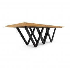  Uultis Design Dablio Dining Table in Teak and Black - 2342495