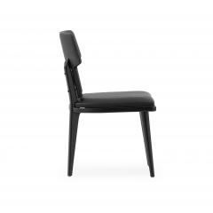  Uultis Design Fork Dining Chair in Black Fabric Set of 2 - 2660892