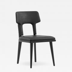  Uultis Design Fork Dining Chair in Black Fabric Set of 2 - 2671921