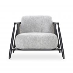  Uultis Design Laguna Occasional Chair in Grating Upholstery and Black Wood Frame - 2903494