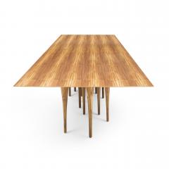  Uultis Design Pin Dining Table with Veneered Teak Table Top - 2327629