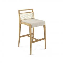  Uultis Design Sotto Counter Stool Ivory Fabric - 2383267