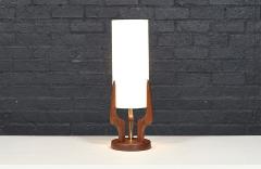  V H Woolums David Shreve Sculptural Walnut Table Lamp for V H Woolums - 4728795