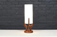  V H Woolums David Shreve Sculptural Walnut Table Lamp for V H Woolums - 4728796