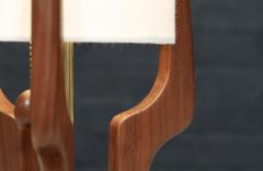  V H Woolums David Shreve Sculptural Walnut Table Lamp for V H Woolums - 4728798
