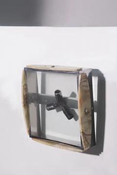 VECA Onyx and crystal glass sconce and ceiling light set Attr a Veca - 4001884