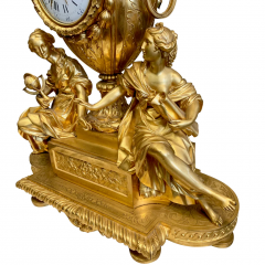  VICTOR PAILLARD AN EXCEPTIONAL FRENCH ORMOLU BRONZE MANTEL CLOCK BY VICTOR PAILLARD - 3566183