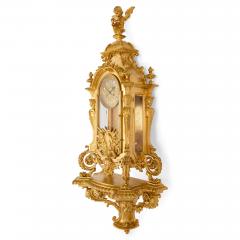  VICTOR PAILLARD Very large 19th century French cartel clock by Paillard - 4198723
