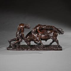  VINCENZO CINQUE GRAND NEAPOLITAN BRONZE DEPICTING THE ABDUCTION OF EUROPA BY VINCENZO CINQUE - 3378772