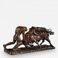  VINCENZO CINQUE GRAND NEAPOLITAN BRONZE DEPICTING THE ABDUCTION OF EUROPA BY VINCENZO CINQUE - 3383868