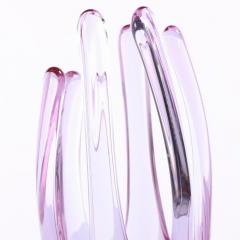  Val St Lambert Val Saint Lambert A red glass Splash vase by Val Saint Lambert Belgium C 1950  - 4153474