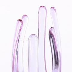  Val St Lambert Val Saint Lambert A red glass Splash vase by Val Saint Lambert Belgium C 1950  - 4153476