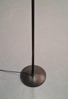  Valaistusty Viljo Hirvonen Floor Lamp H801 in Leather Brass Metal Valaistusty 1950s - 3990853