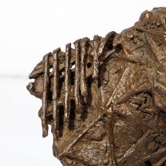  Valdema Balutis Mid Century Brutalist Caste Bronze Bulls Head Sculpture signed Valdema Balutis - 3352320