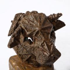  Valdema Balutis Mid Century Brutalist Caste Bronze Bulls Head Sculpture signed Valdema Balutis - 3352330